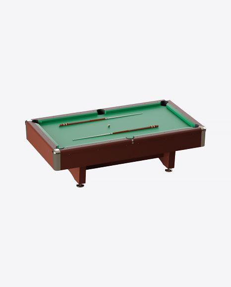 Stylized Billiards Table PNG