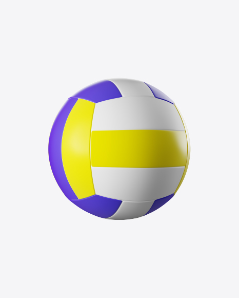 Stylized Volleyball Ball