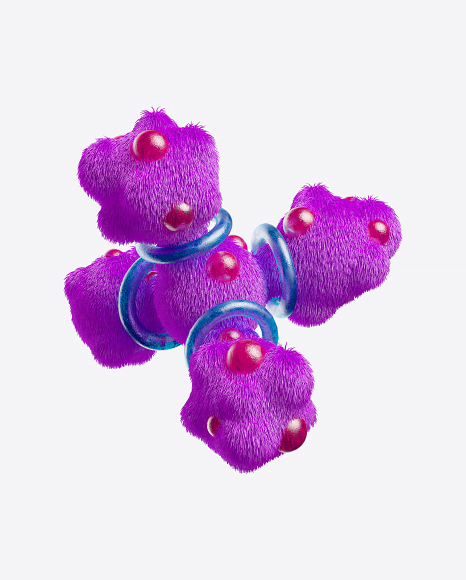 Abstract Fluffy Shapes