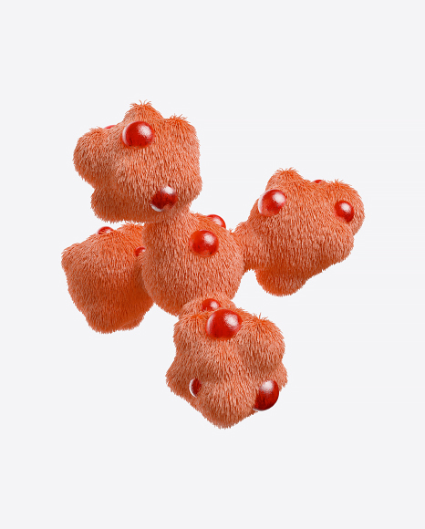 Abstract Fluffy Shapes PNG
