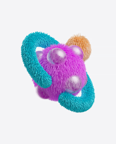 Abstract Fluffy Shapes