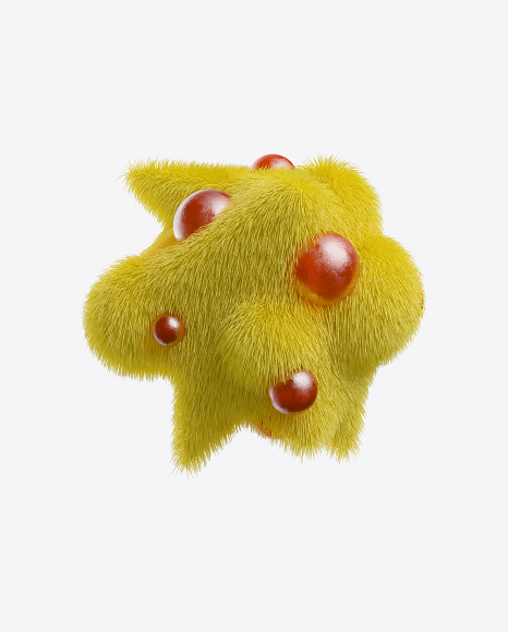 Abstract Fluffy Shapes PNG