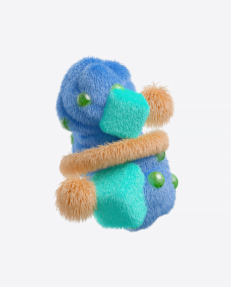 Abstract Fluffy Shapes