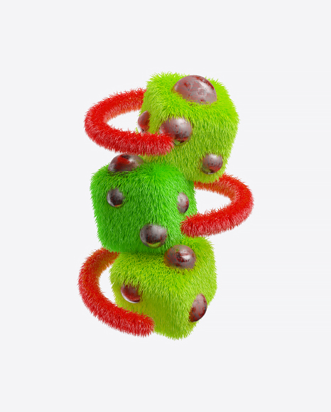 Abstract Fluffy Shapes PNG