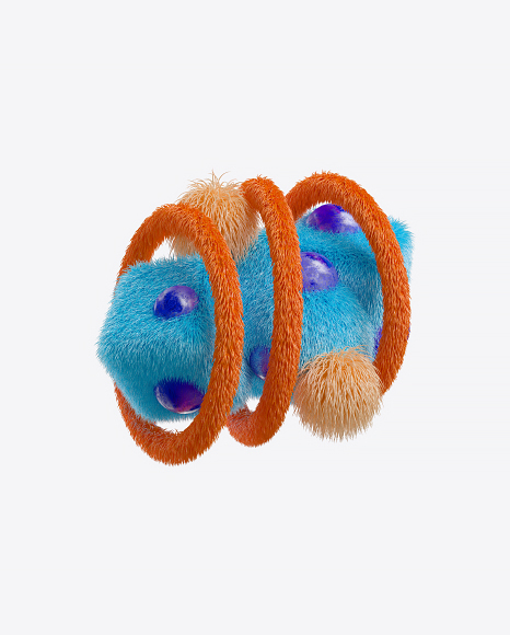 Abstract Fluffy Shapes PNG