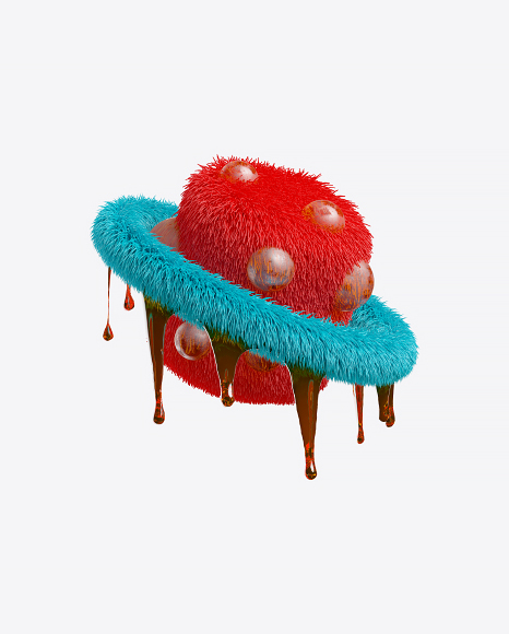 Abstract Fluffy Shapes