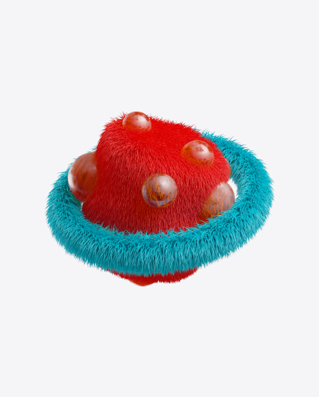 Abstract Fluffy Shapes