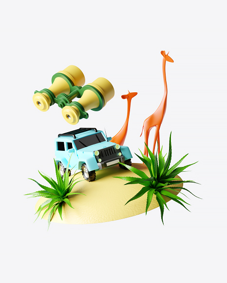 Abstract Safari Set