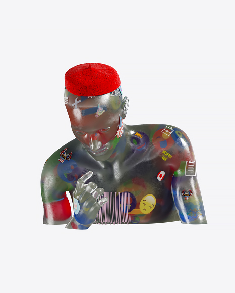 Abstract Bust