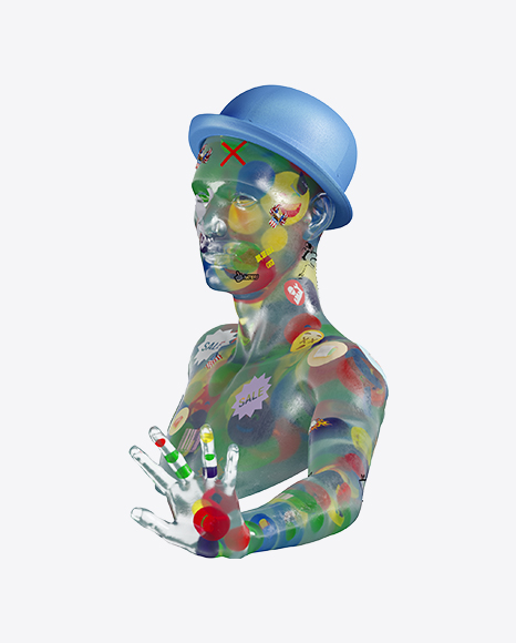 Abstract Bust
