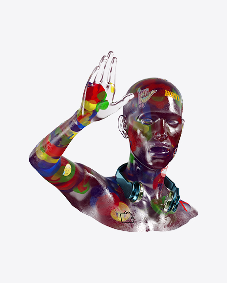 Abstract Bust