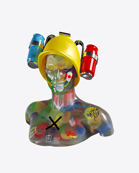 Abstract Bust