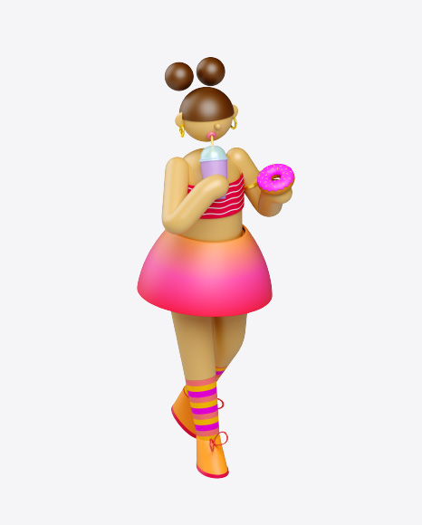 Stylized Character PNG