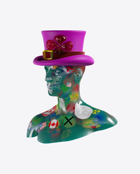 Abstract Bust