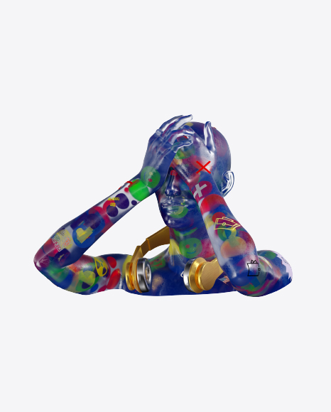 Abstract Bust