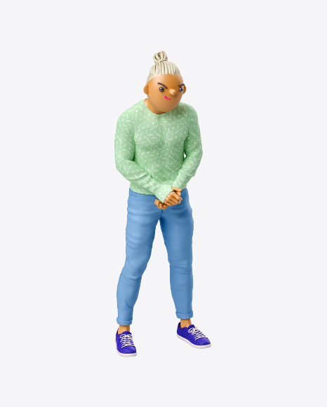 Stylized Character PNG