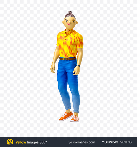 Download Stylized Character Transparent PNG on YELLOW Images