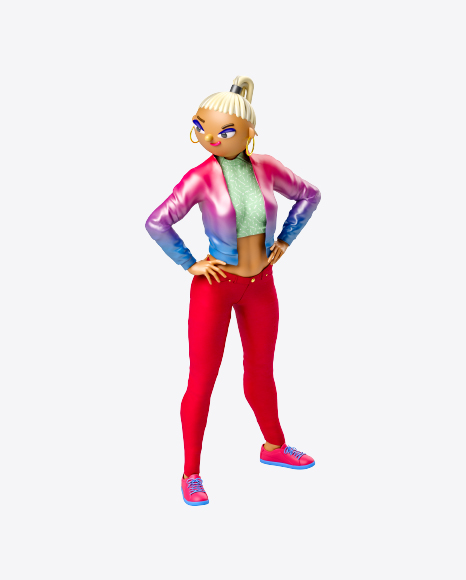 Stylized Character PNG