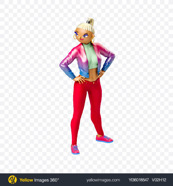 Download Stylized Character Transparent PNG on YELLOW Images