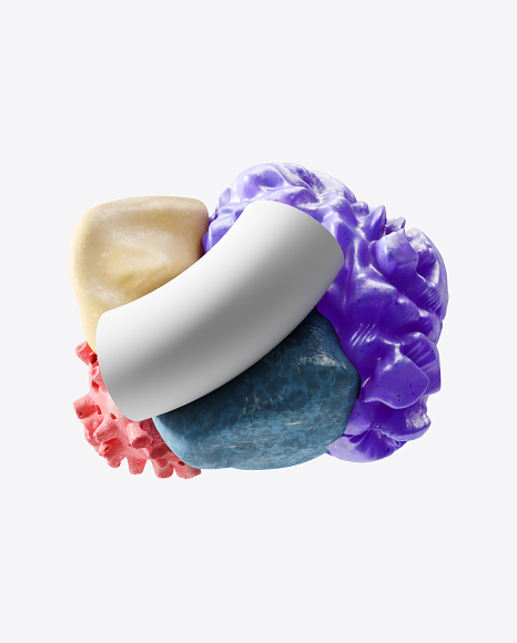 Abstract Set with Stones