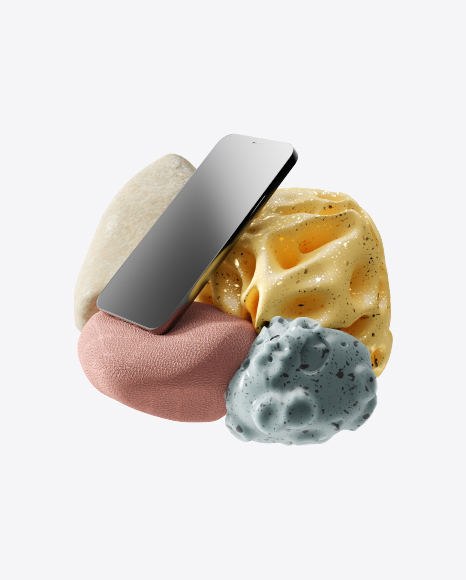 Abstract Set with Stones