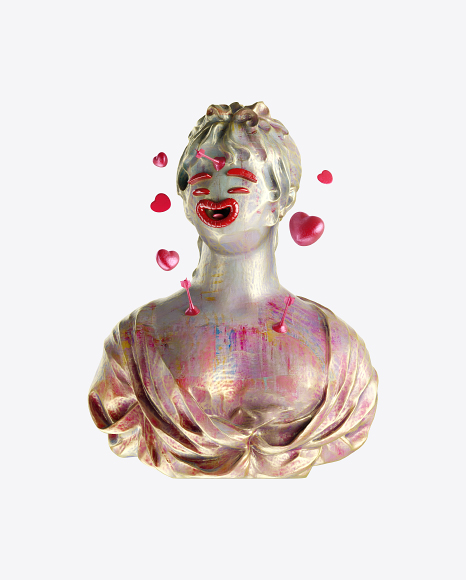 Abstract Bust