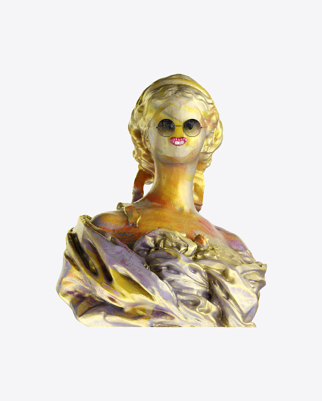 Abstract Bust