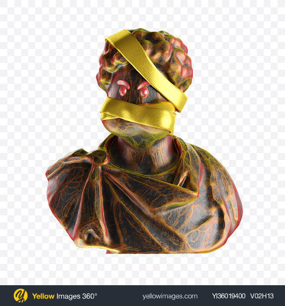 Download Abstract Bust Transparent PNG on YELLOW Images