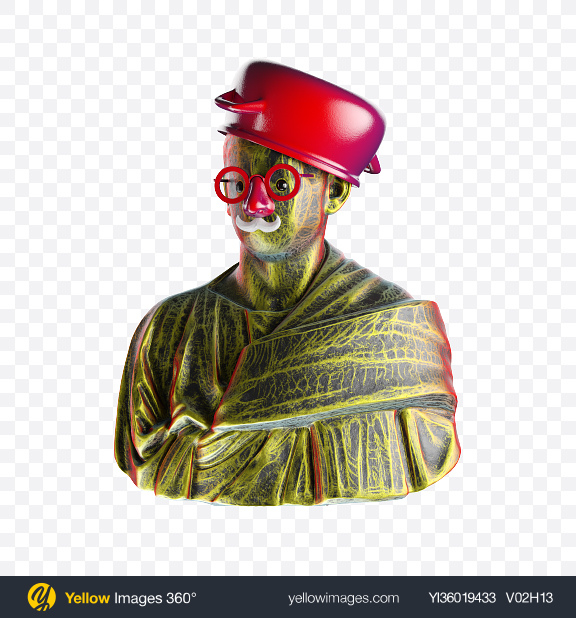 Download Abstract Bust Transparent PNG on YELLOW Images