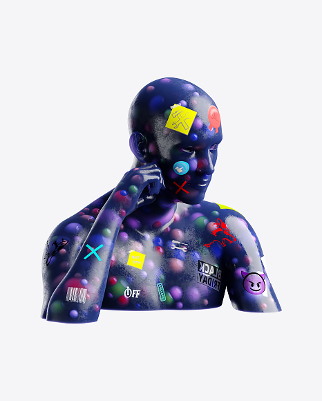 Abstract Bust