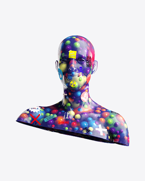 Abstract Bust