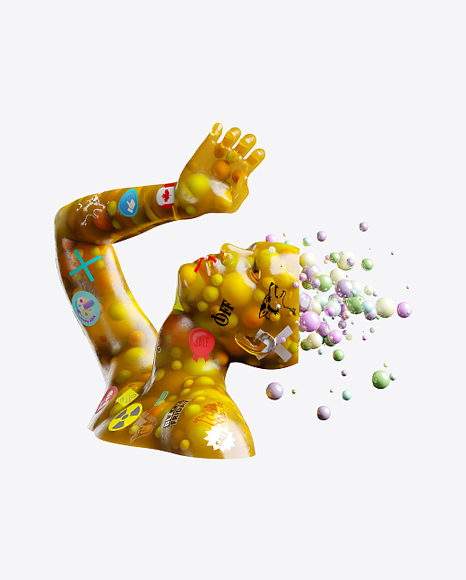 Abstract Bust