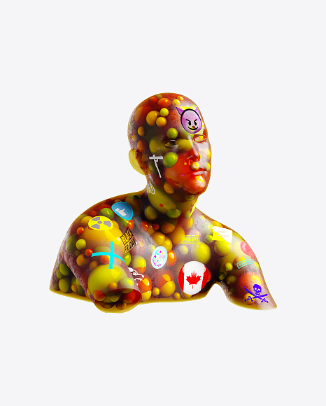 Abstract Bust