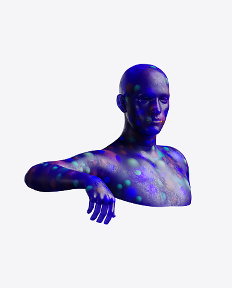 Abstract Bust