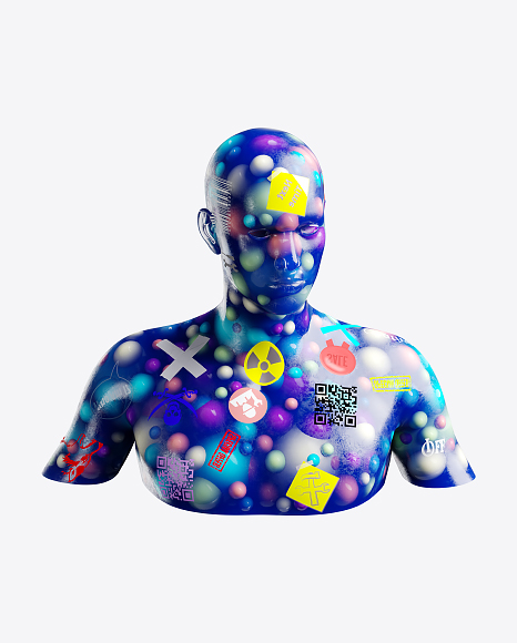 Abstract Bust